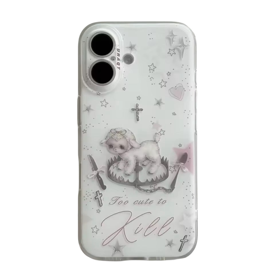 ‘Too cute to kiss’ Phone Case