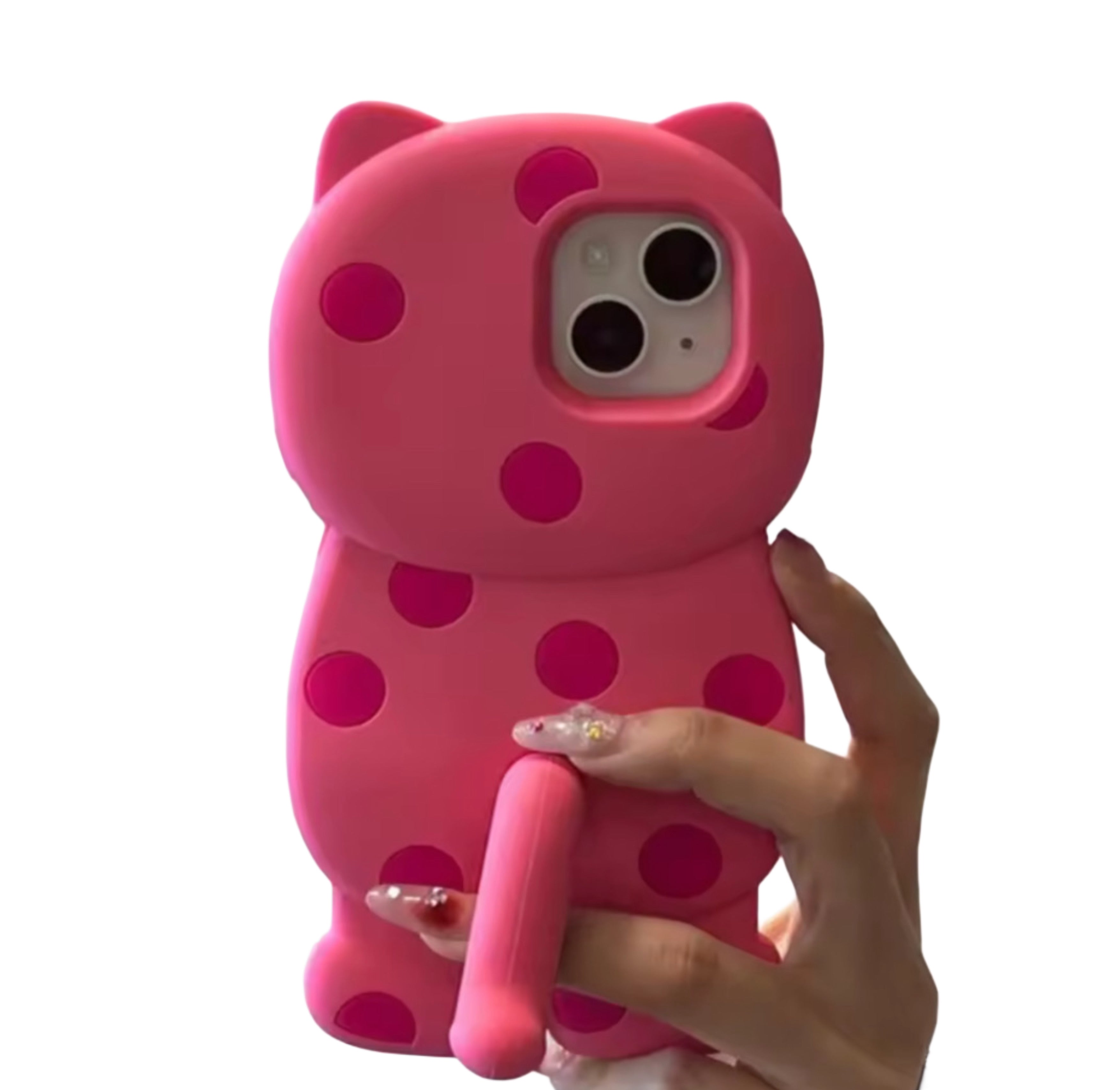 Polka Kitty Phone Case
