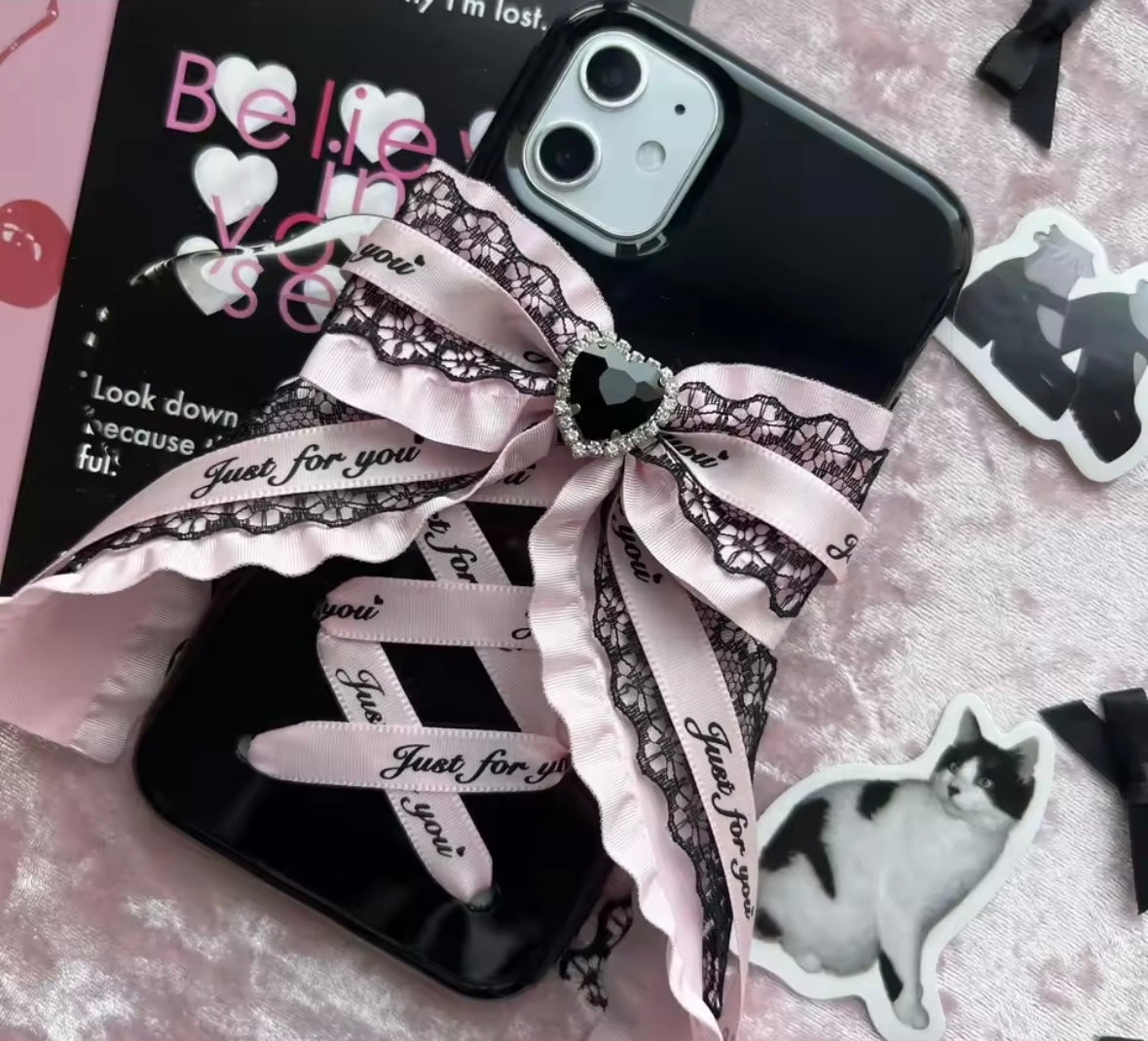 ‘Just for You’ Lolita Bow Phone Case