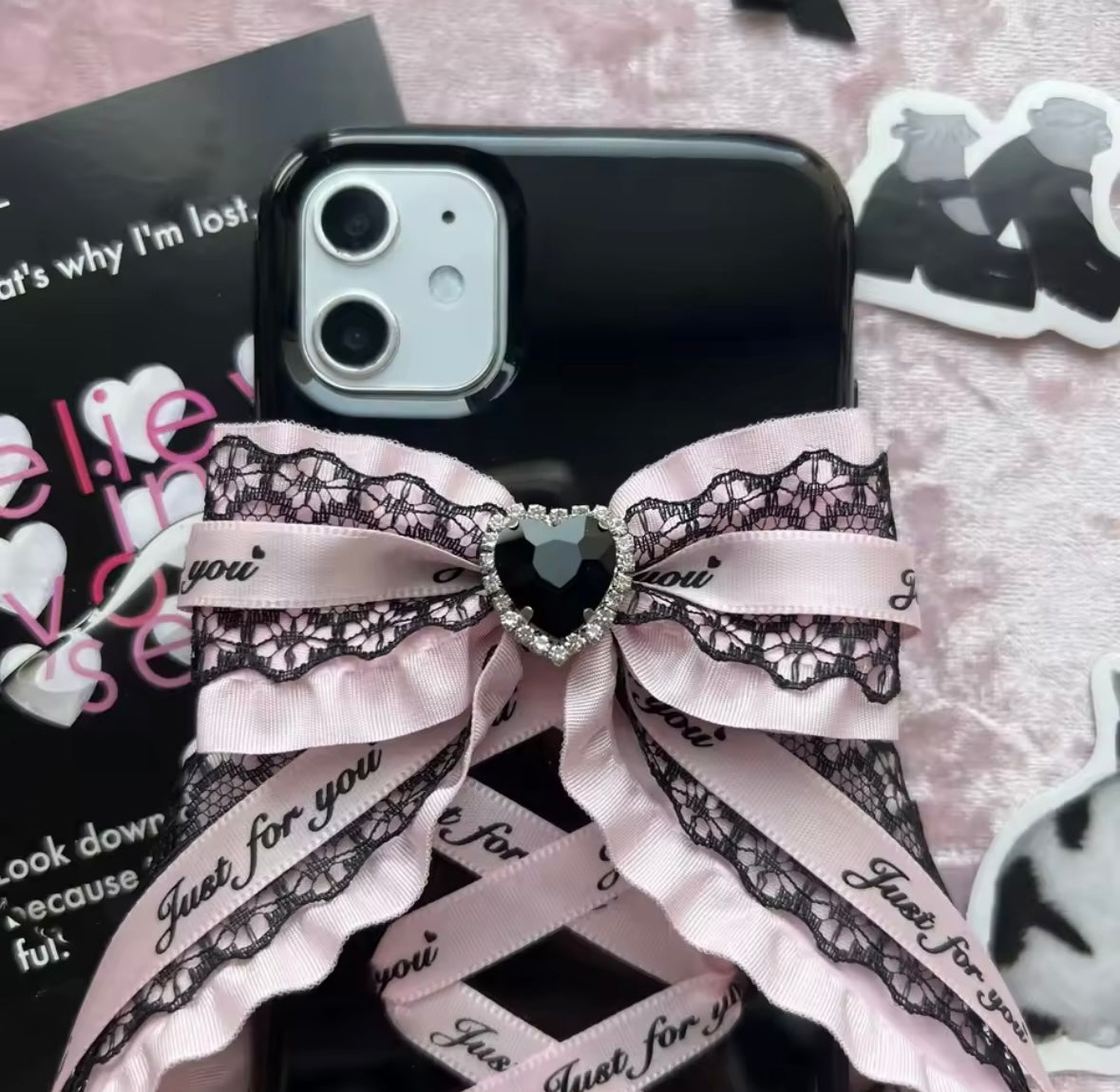 ‘Just for You’ Lolita Bow Phone Case