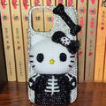 Skull Kitty Rhinestone Bedazzle Case
