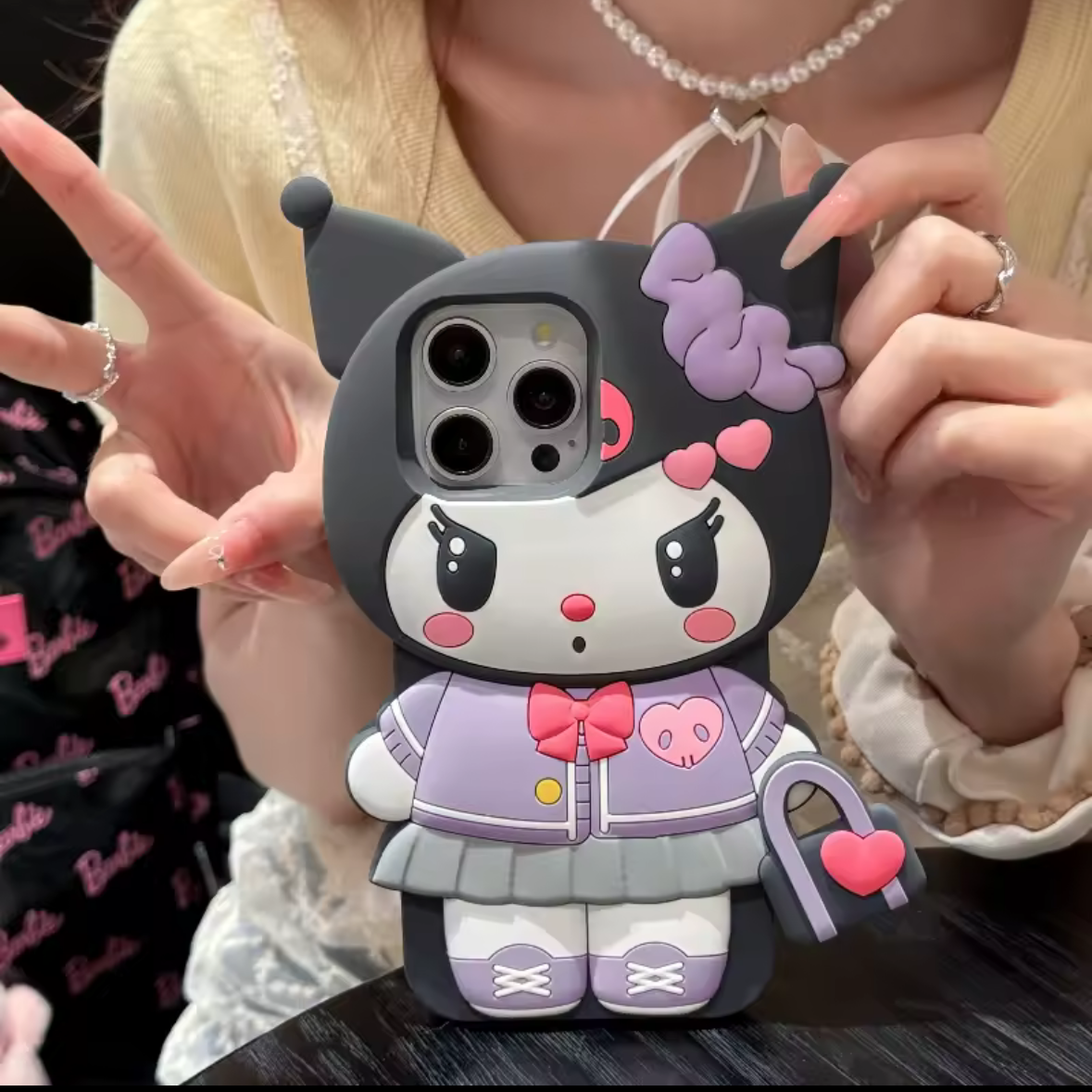 Purple Kitty Phone Case