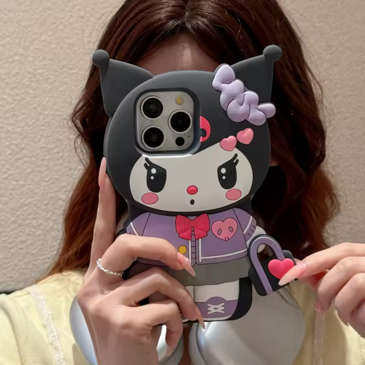 Purple Kitty Phone Case