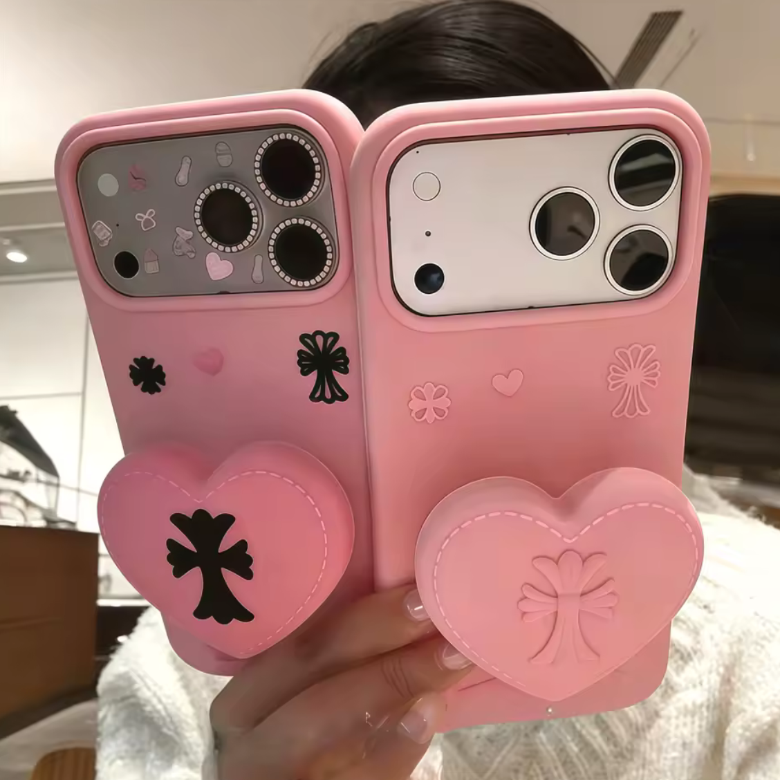 Chrome Hearts Inspired Phone Case