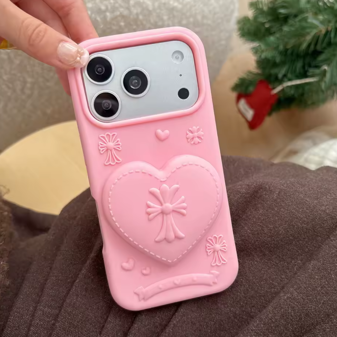 Chrome Hearts Inspired Phone Case