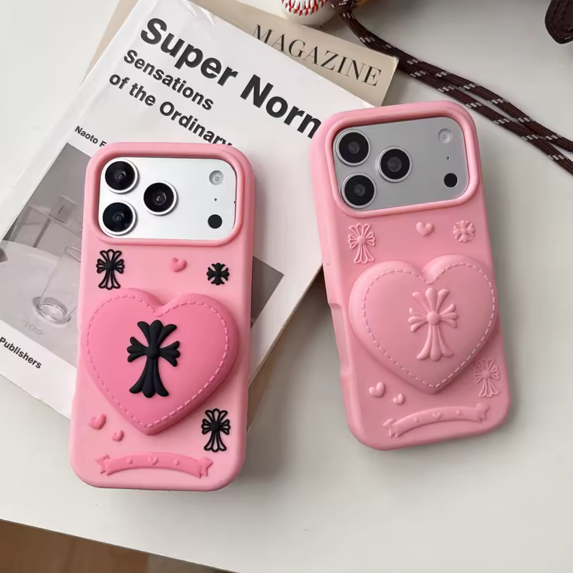 Chrome Hearts Inspired Phone Case