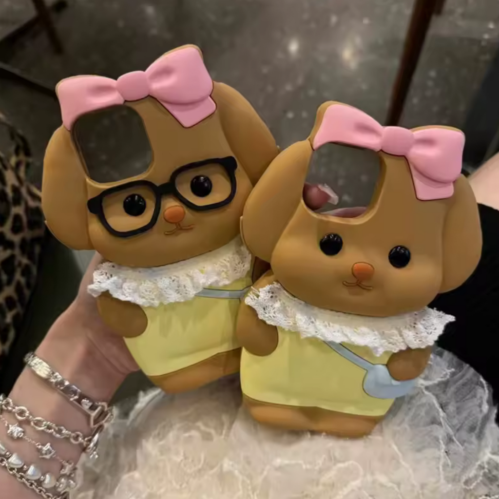 Minnie Bear w Bow Case