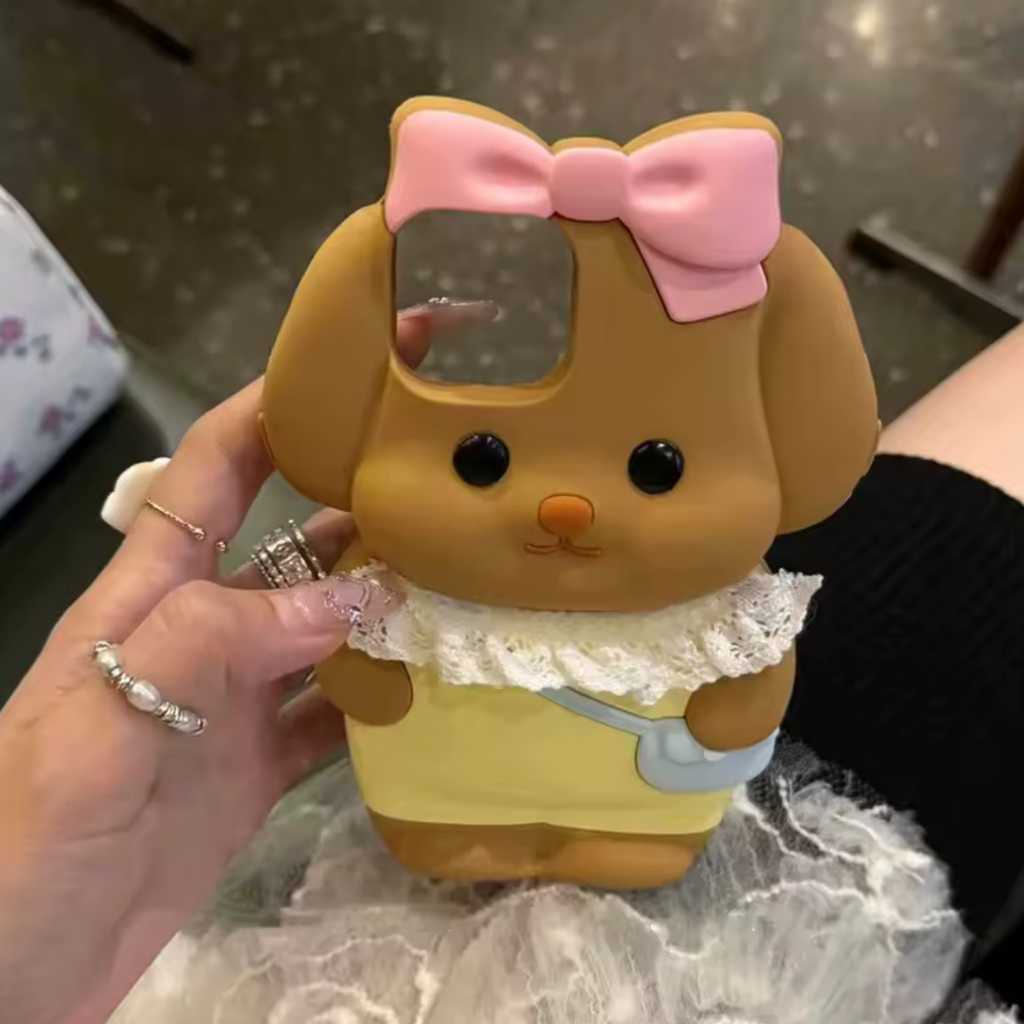 Minnie Bear w Bow Case