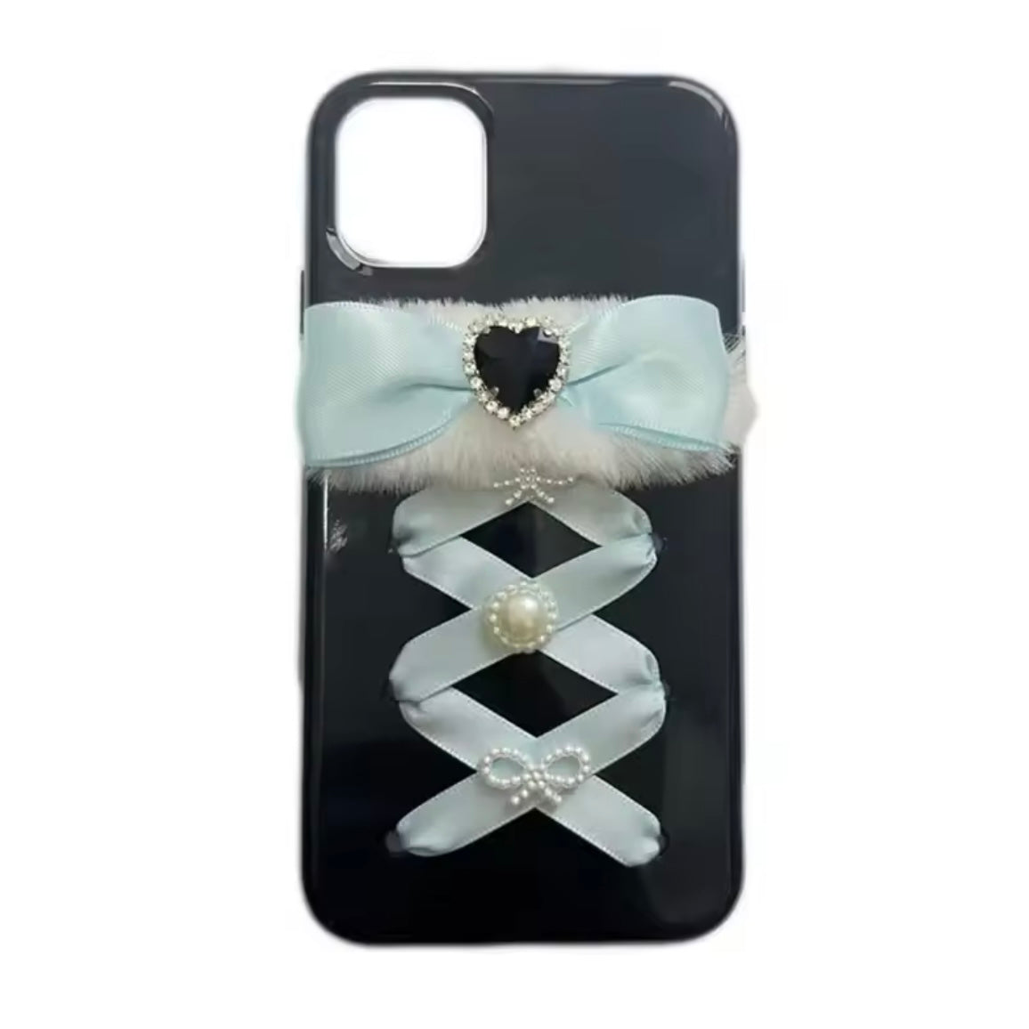 Blue Dollette Lolita Ribbon Case