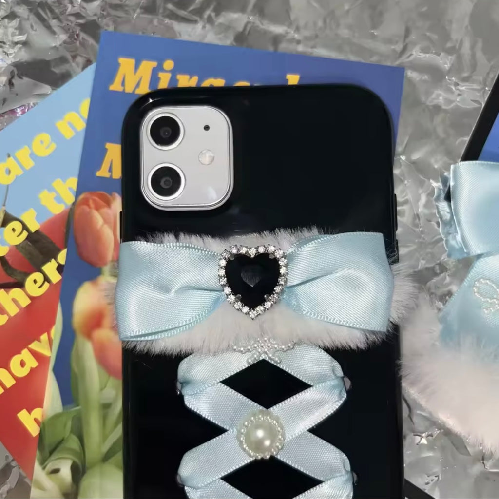 Blue Dollette Lolita Ribbon Case
