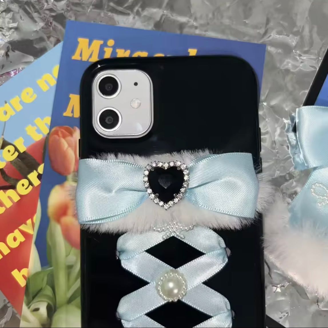 Blue Dollette Lolita Ribbon Case