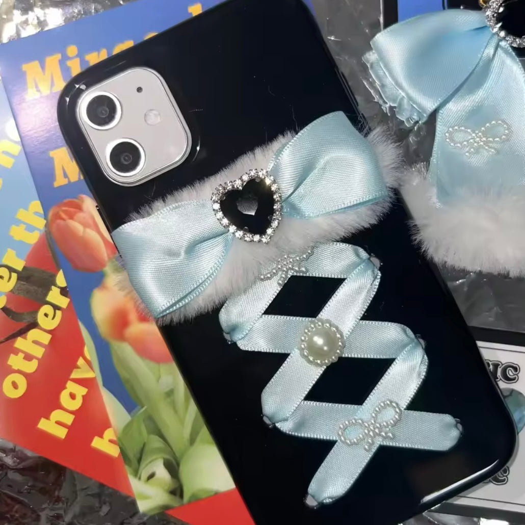 Blue Dollette Lolita Ribbon Case