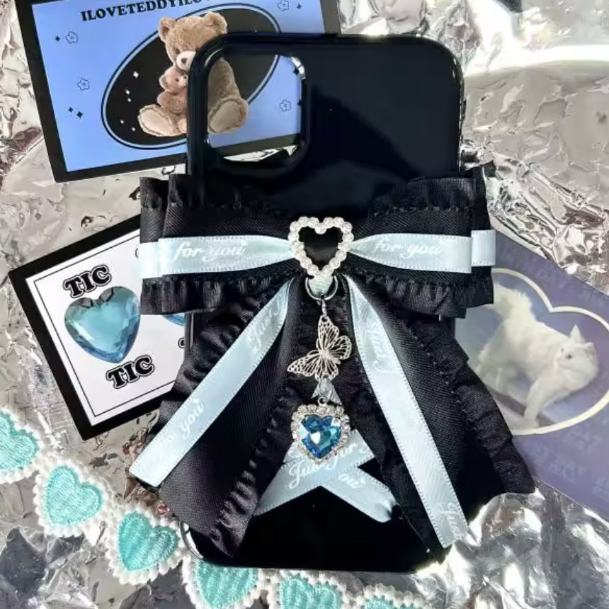 Dark Coquette Ribbon Phone Case