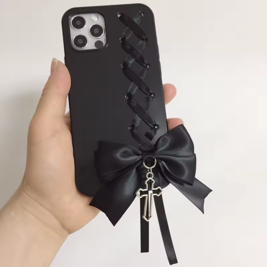 Ribbed Ribbon Dollete Phone Case