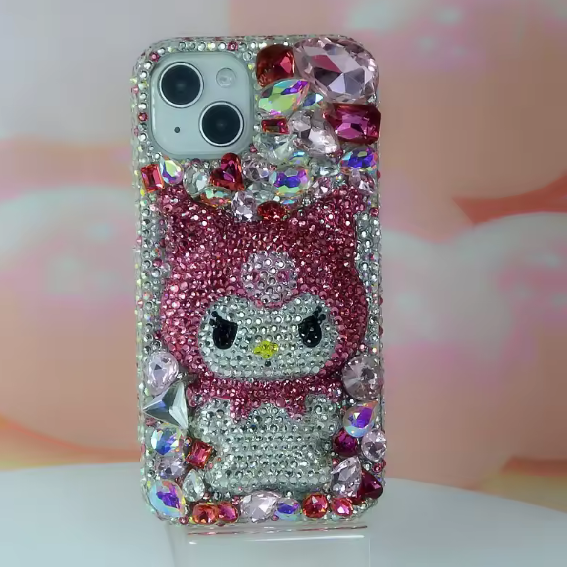 Kuromi Bedazzled Junk Phone Case