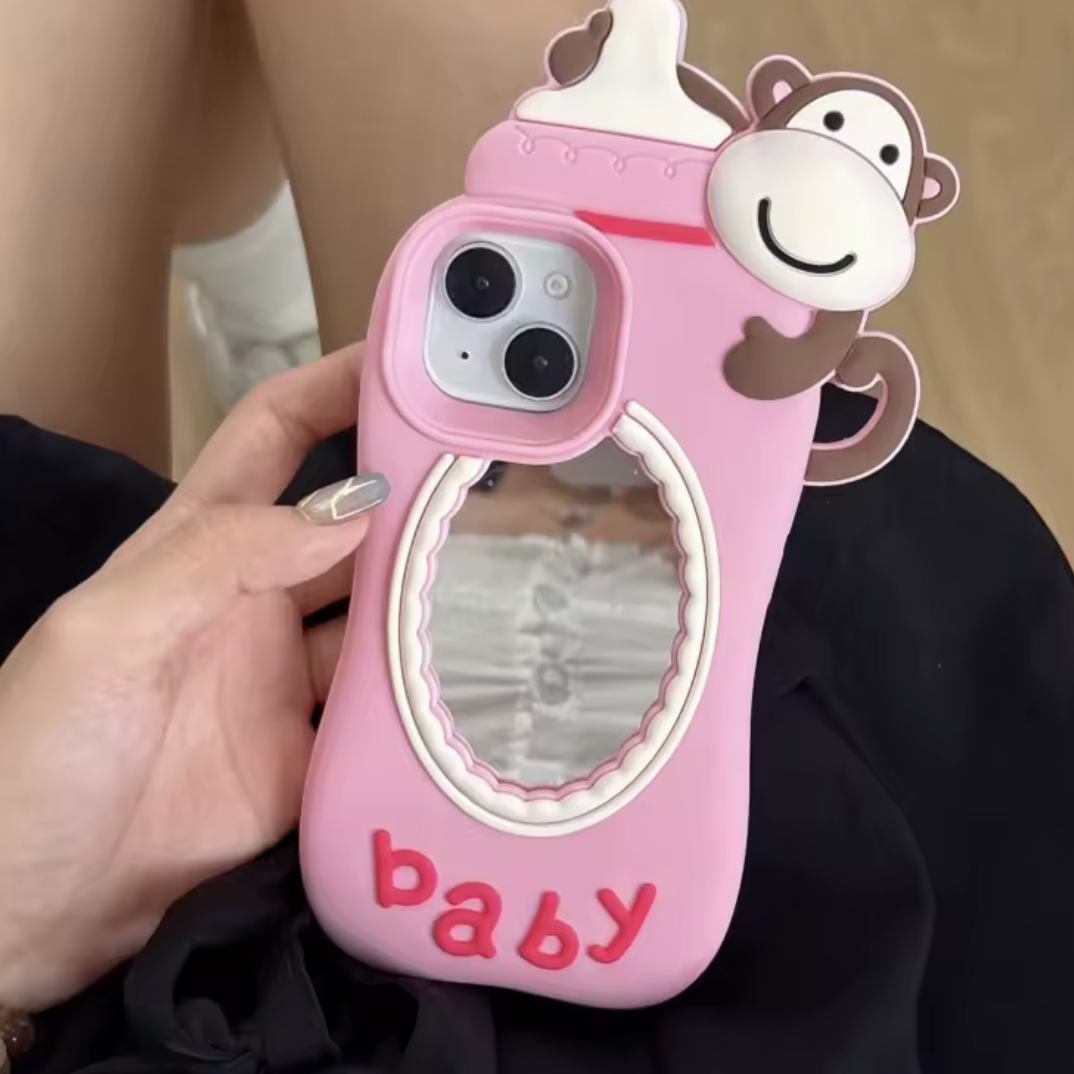Crybaby Bottle Mirror Phone Case